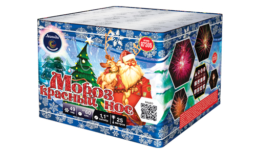  Батарея салютов Мороз Красный Нос  в Шумерли